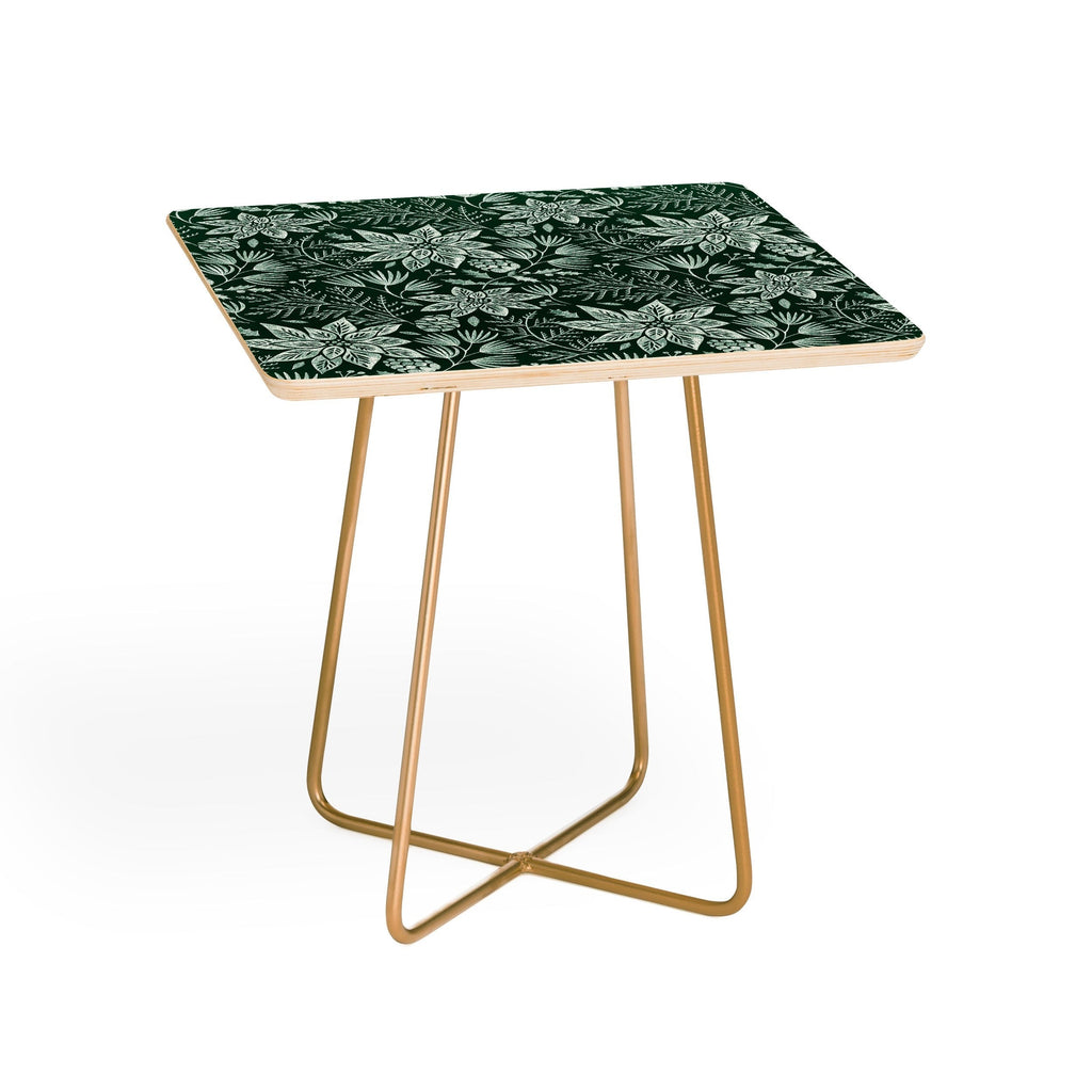 Pimlada Phuapradit Christmas Poinsettia Side Table