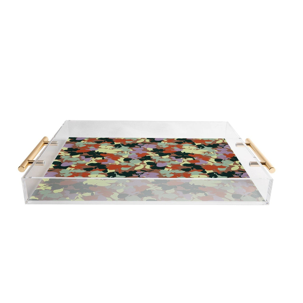 Marta Barragan Camarasa Retro Bloom Medley Acrylic Tray