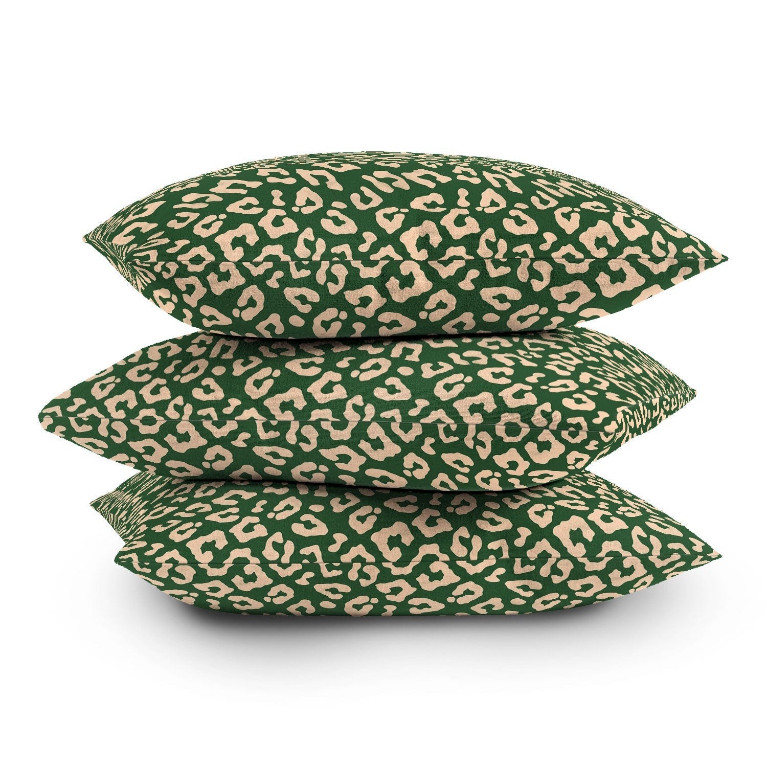 Avenie BR Cheetah Print In Green Outdoor Throw Pillow