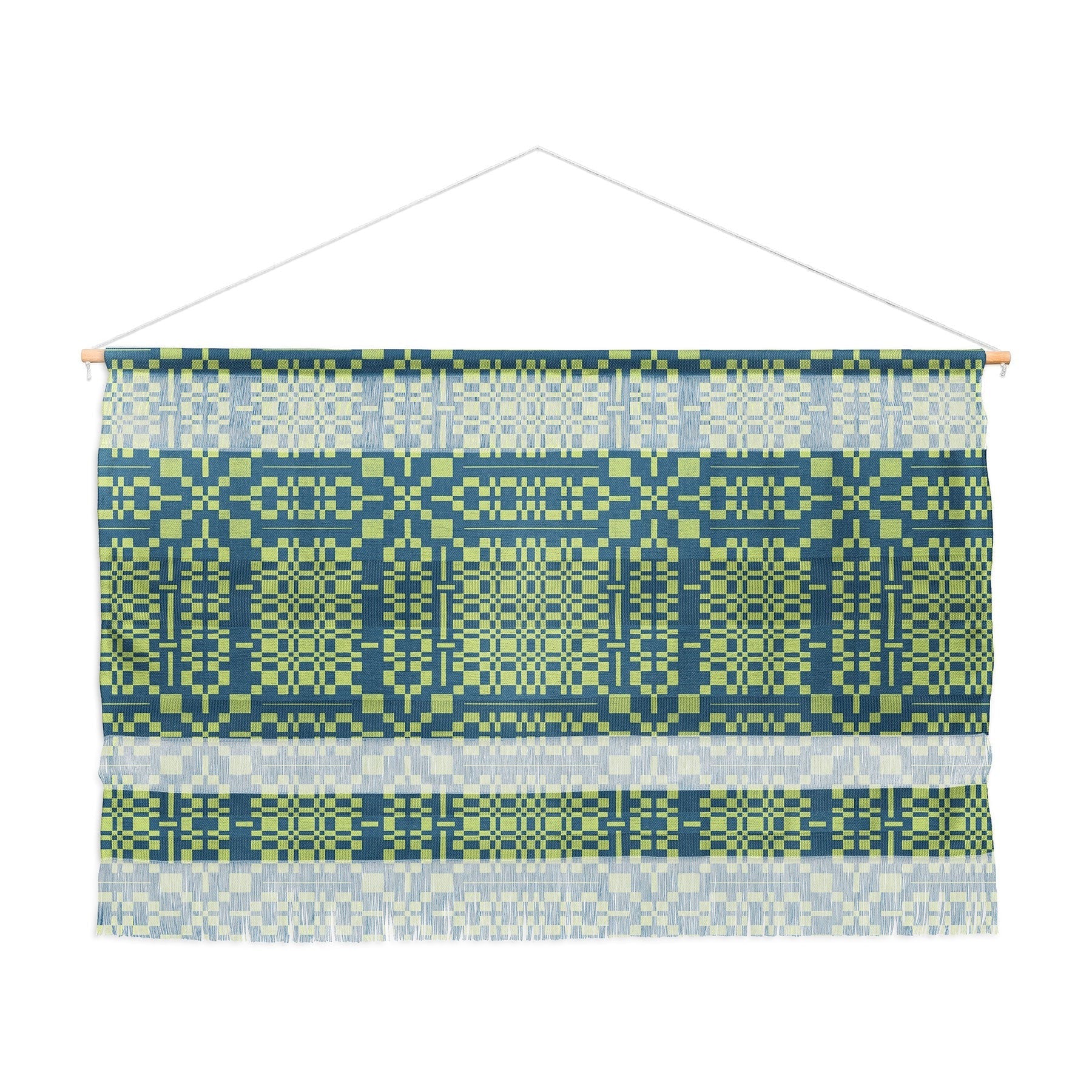Marta Barragan Camarasa Nostalgic Grid Design Wall Hanging Landscape
