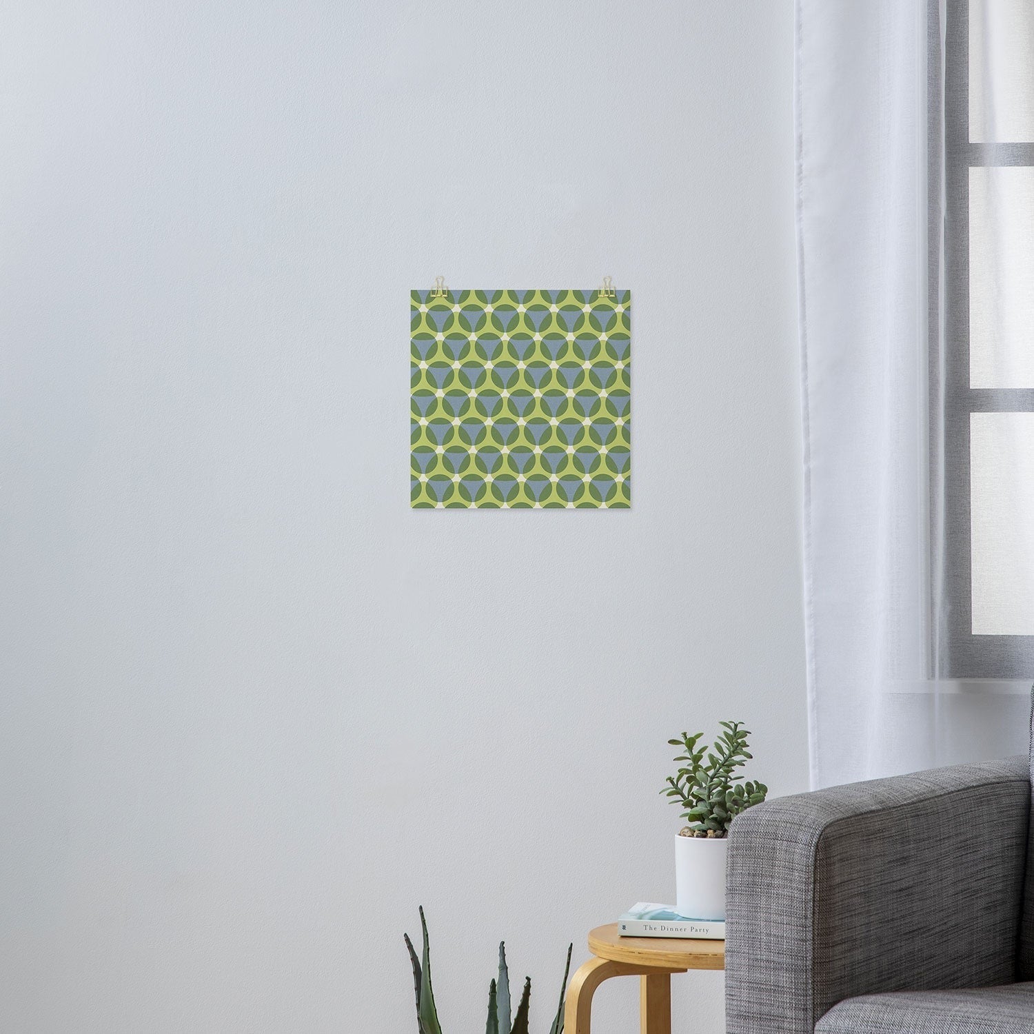 Marta Barragan Camarasa Stylish Retro Circle Art Print
