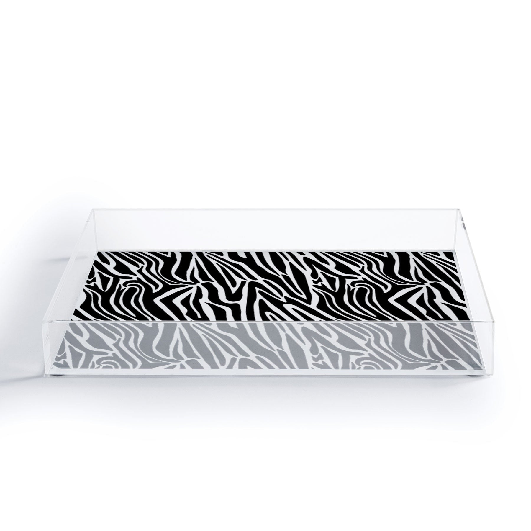 Jennifer Labre Wild Zebra Acrylic Tray