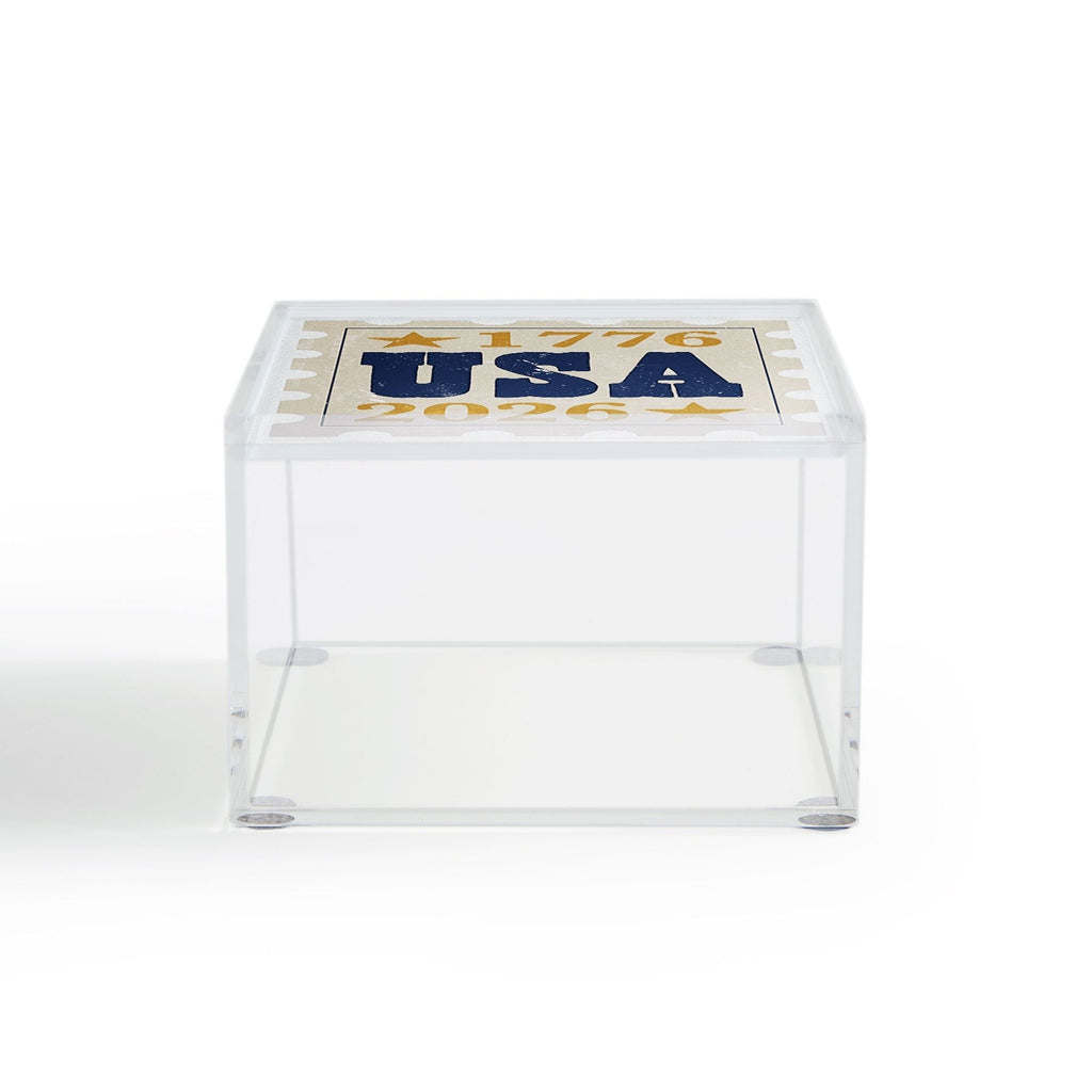 DENY Designs USA Stamp Acrylic Box