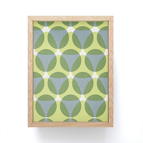 Marta Barragan Camarasa Stylish Retro Circle Framed Mini Art Print
