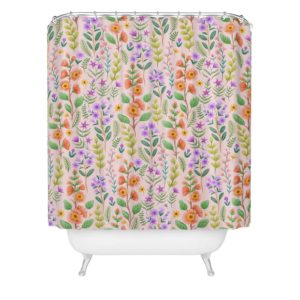 Pimlada Phuapradit Ditsy Spring Floral Shower Curtain