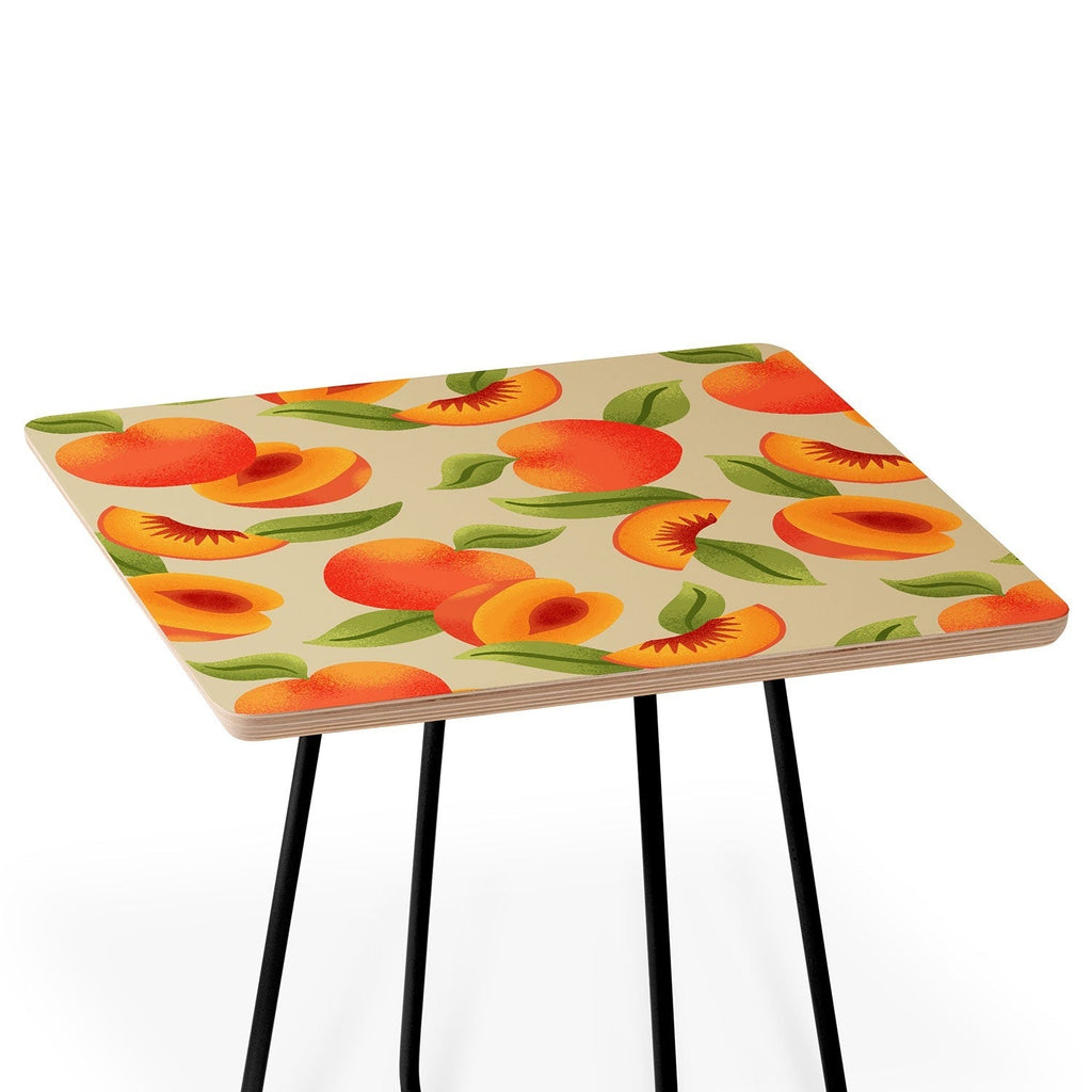 Jessica Molina Peach Pattern Side Table