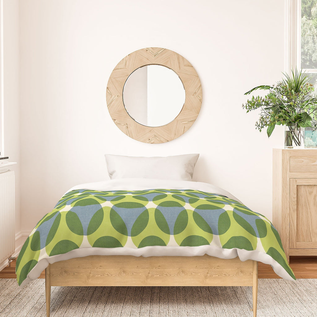 Marta Barragan Camarasa Stylish Retro Circle Duvet Cover