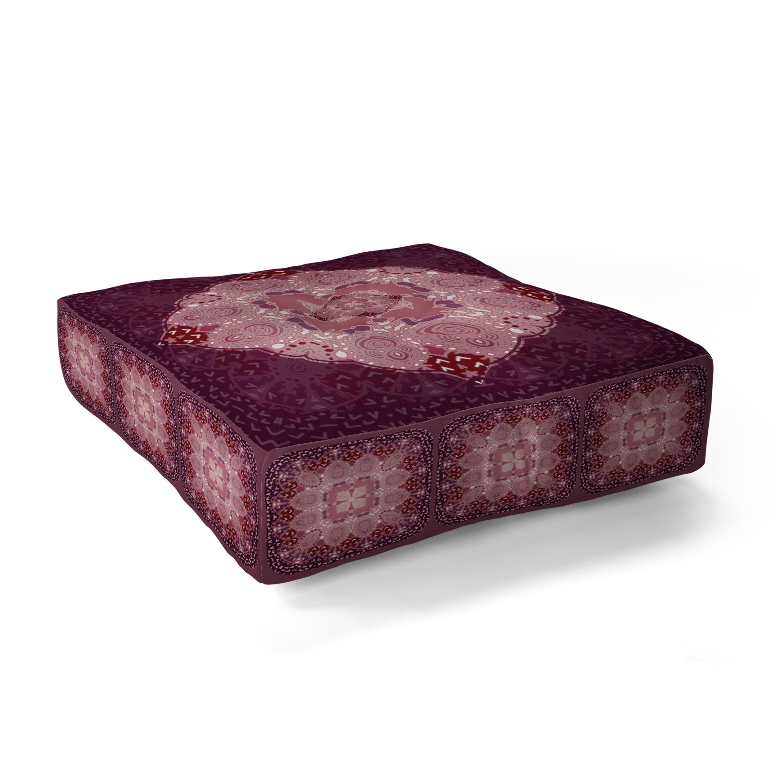 Monika Strigel AZIZA RED Floor Pillow Square