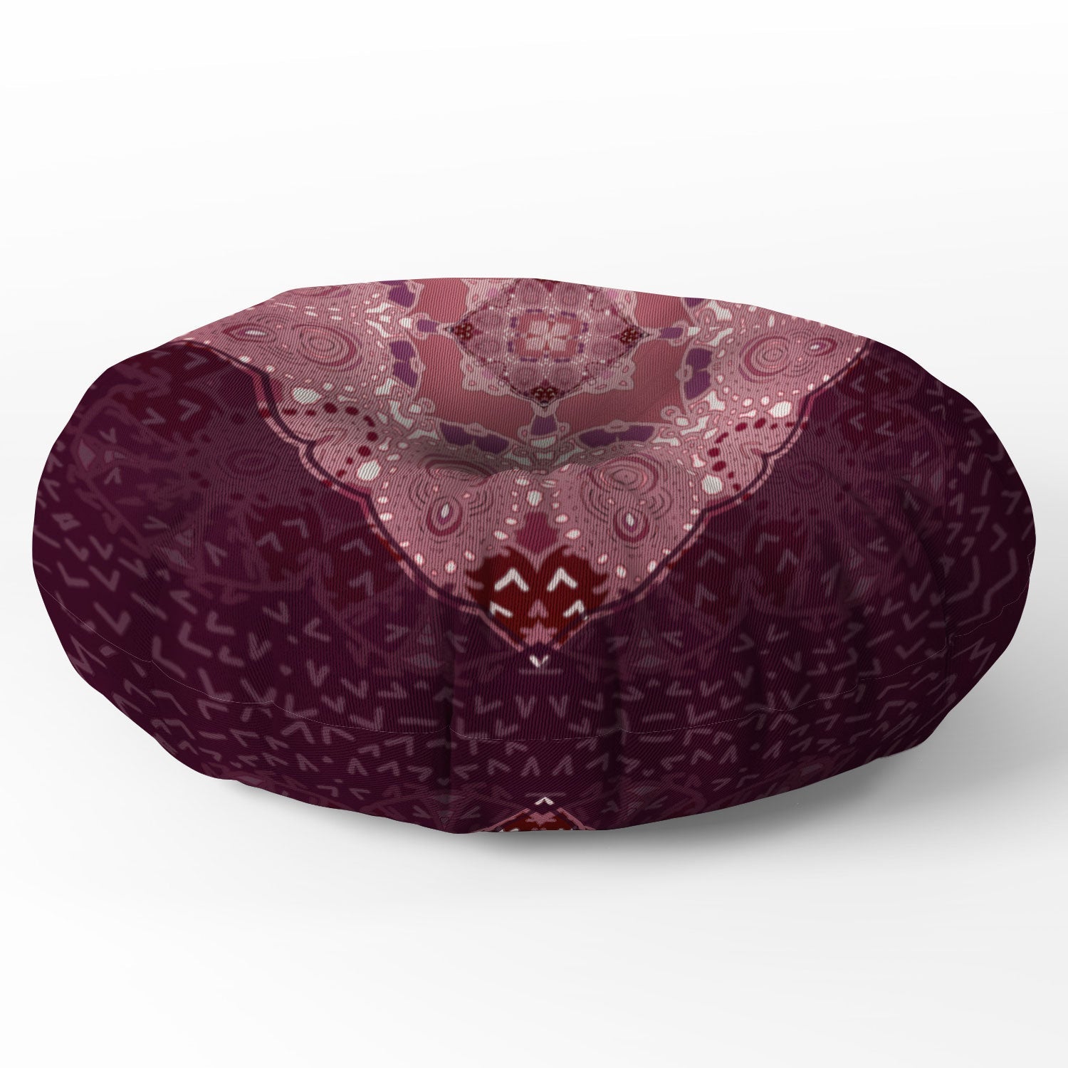 Monika Strigel AZIZA RED Floor Pillow Round