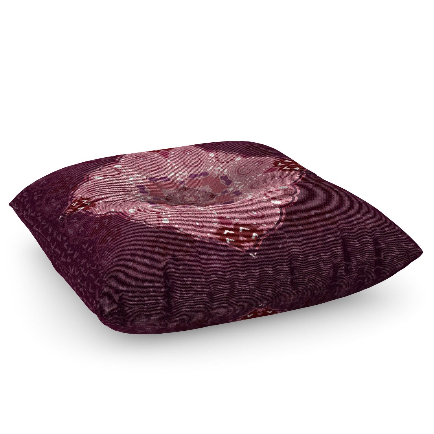 Monika Strigel AZIZA RED Floor Pillow Square