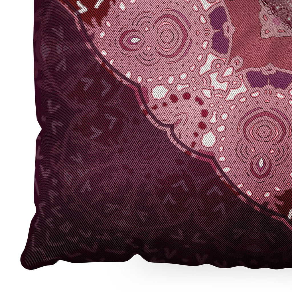 Monika Strigel AZIZA RED Floor Pillow Square