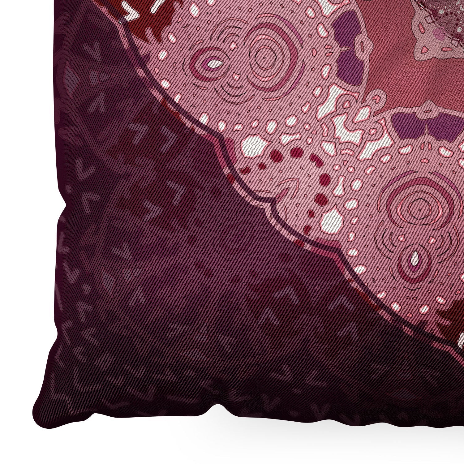 Monika Strigel AZIZA RED Floor Pillow Square