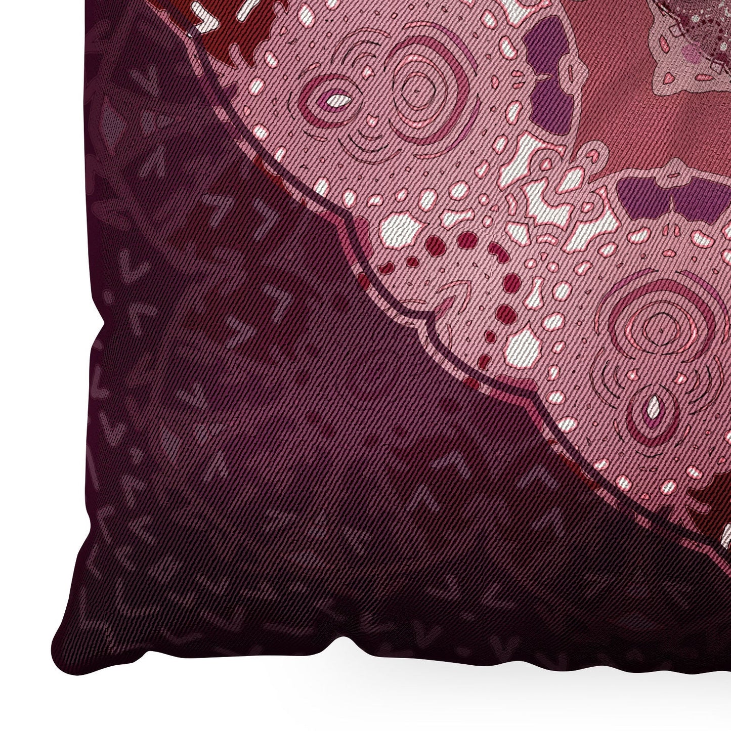 Monika Strigel AZIZA RED Floor Pillow Square