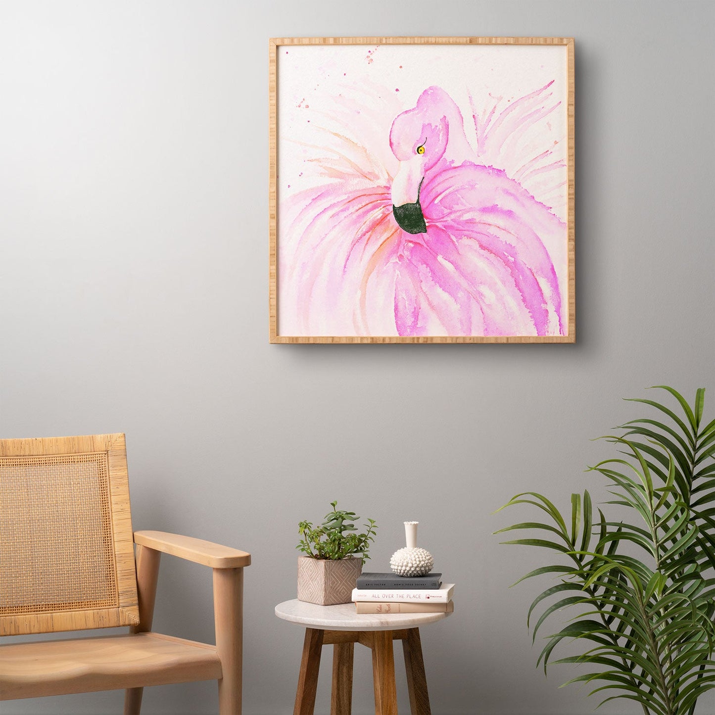 Monika Strigel Flamingo Ballerina Framed Wall Art