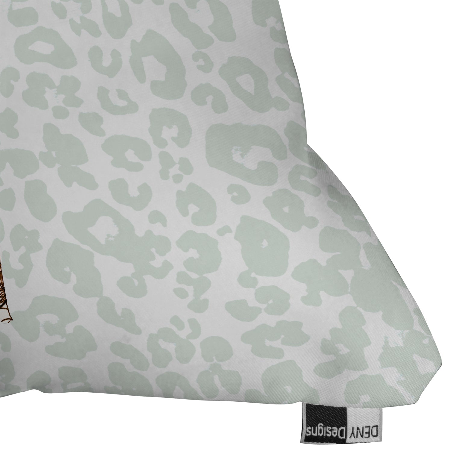 Monika Strigel Giraffe Meets Leopard Throw Pillow