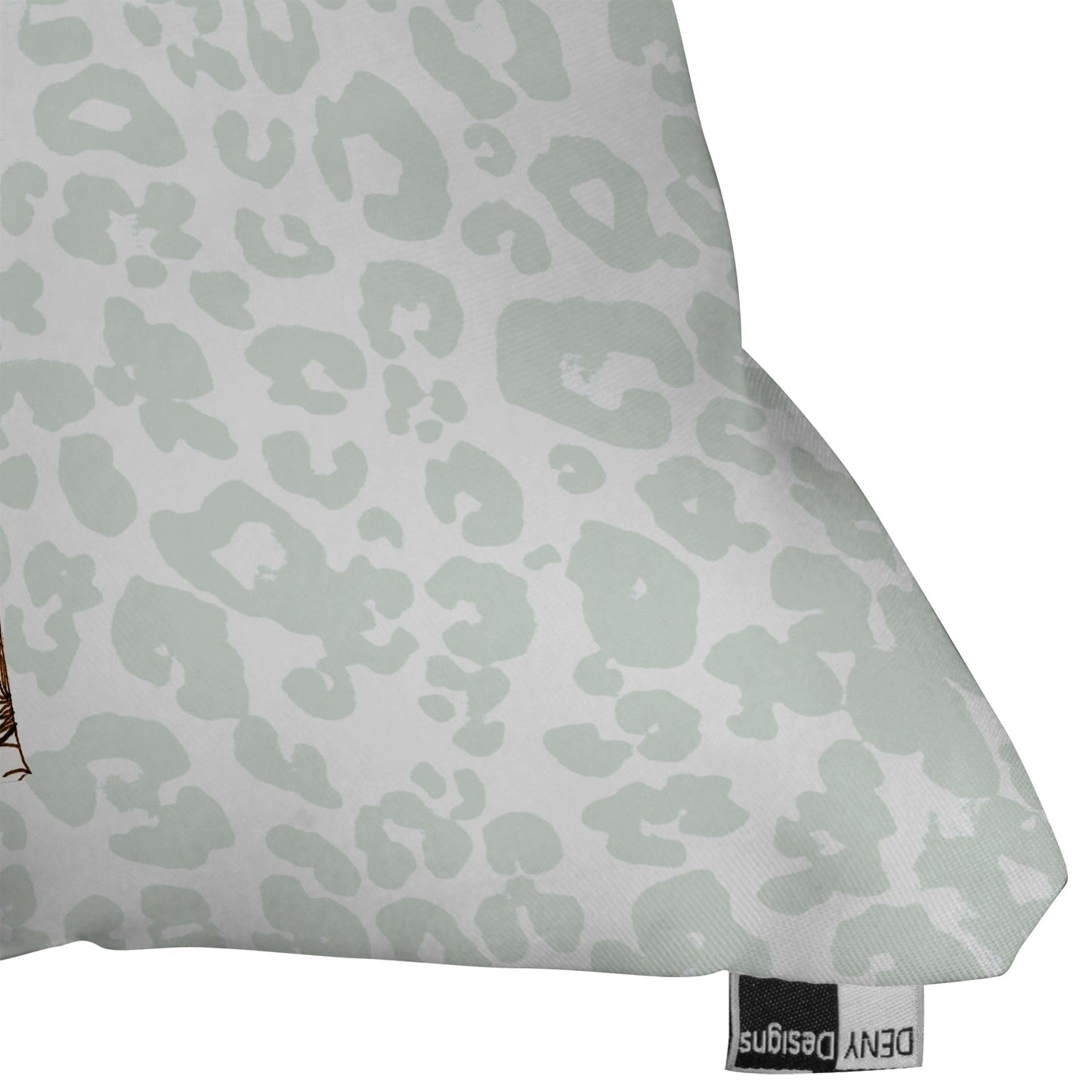 Monika Strigel Giraffe Meets Leopard Throw Pillow