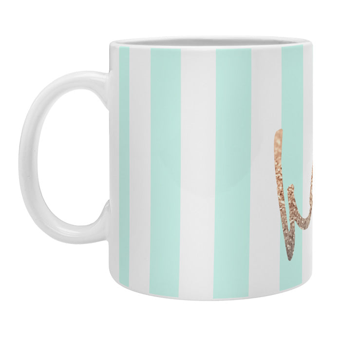 Monika Strigel Pretty Happy Mint Coffee Mug