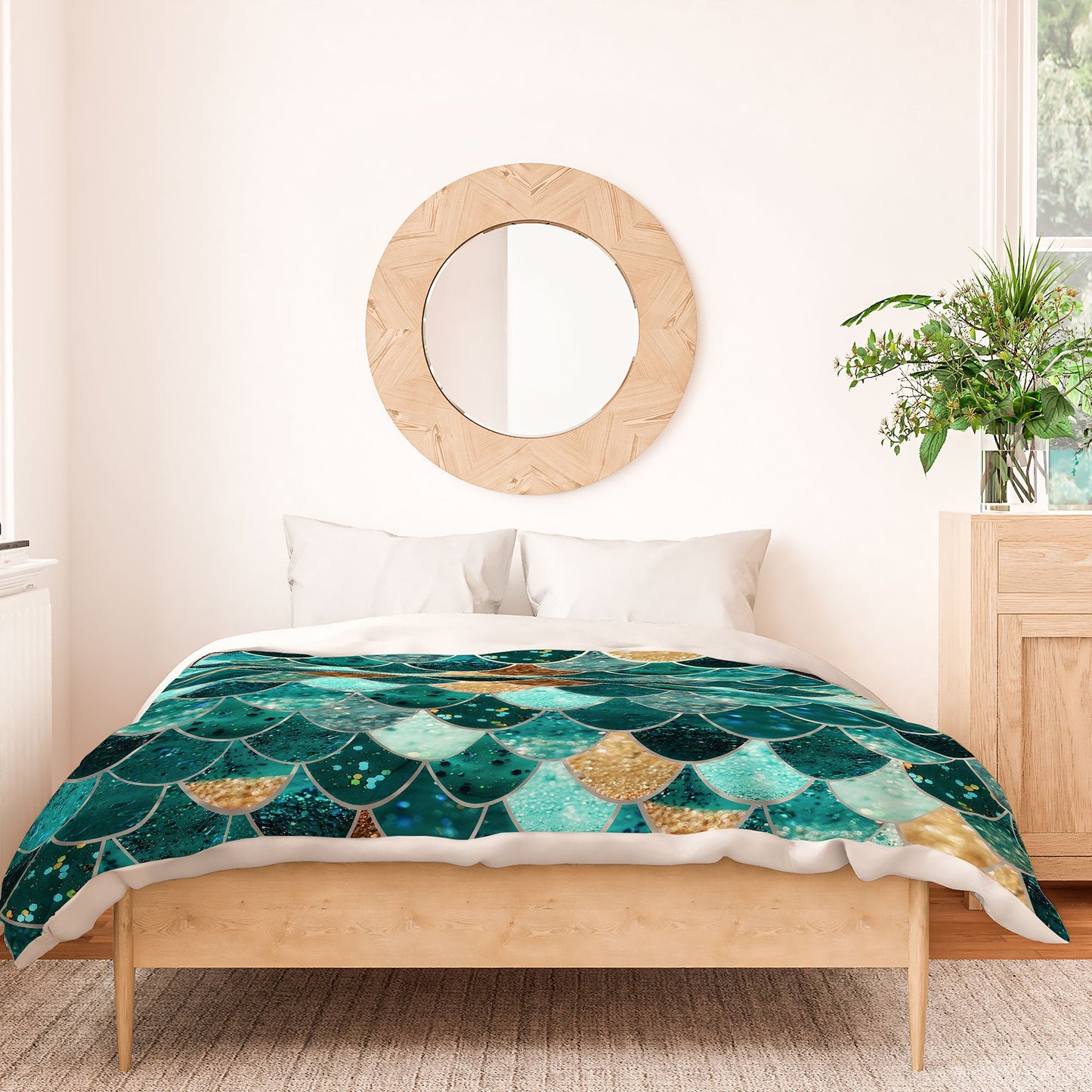 Monika Strigel Really Mermaid Duvet Cover
