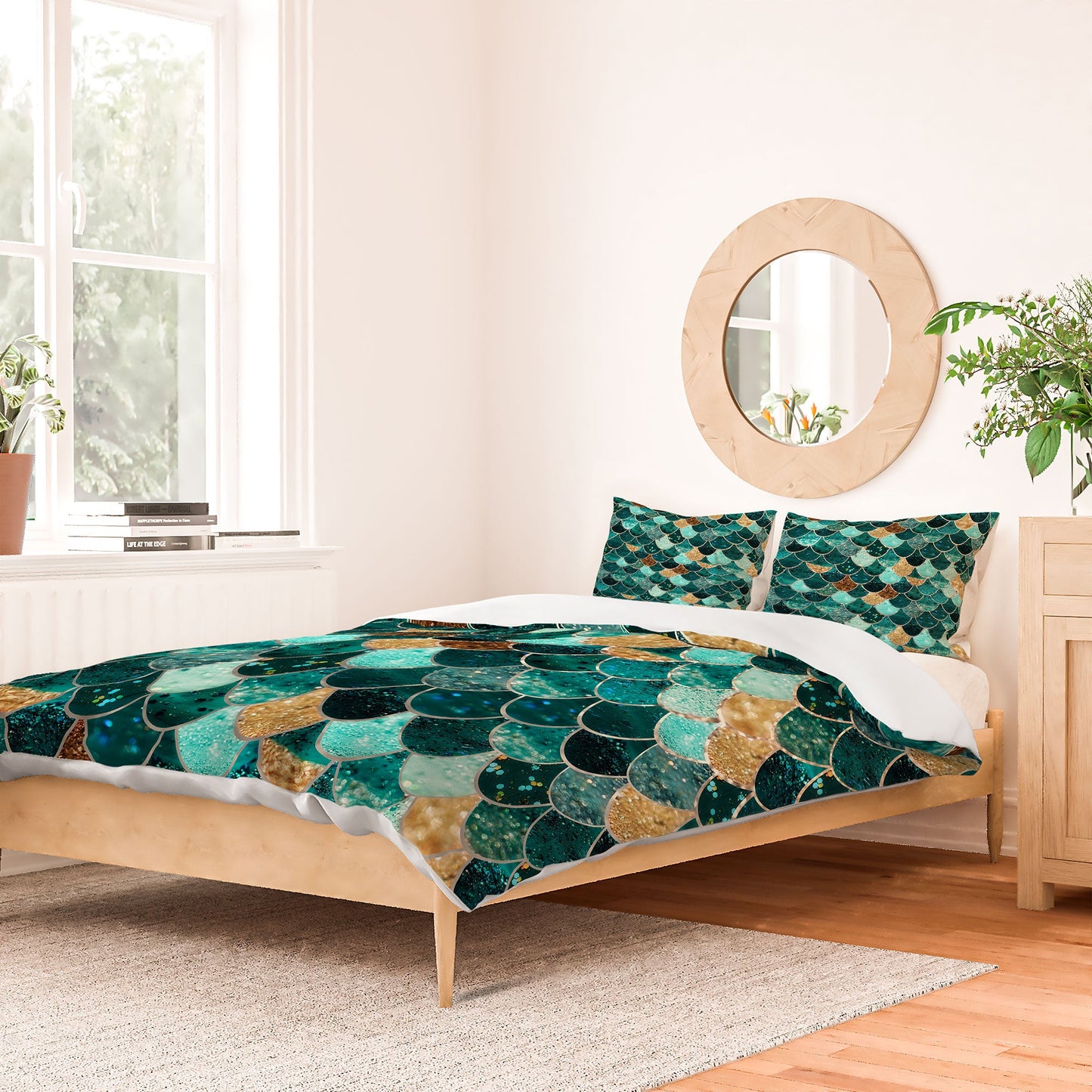 Monika Strigel Really Mermaid Duvet Cover