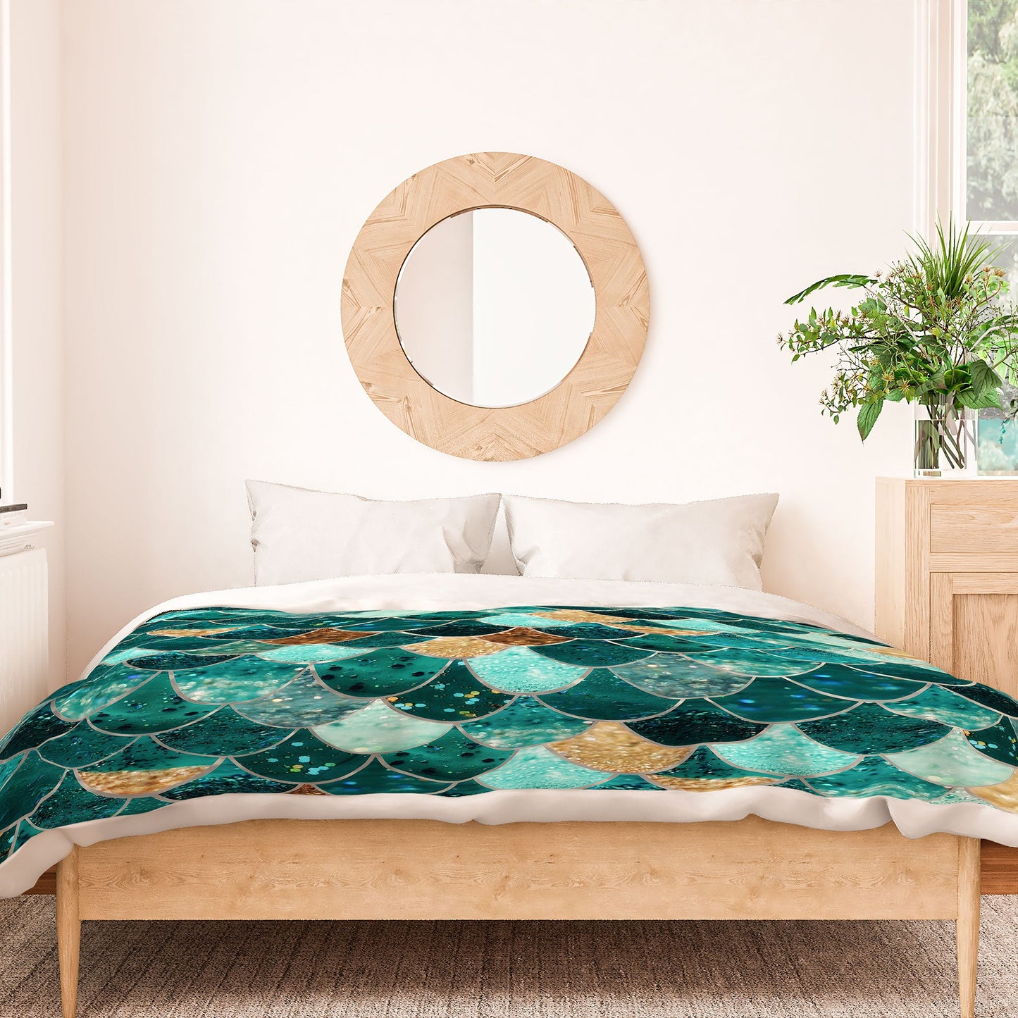 Monika Strigel Really Mermaid Duvet Cover