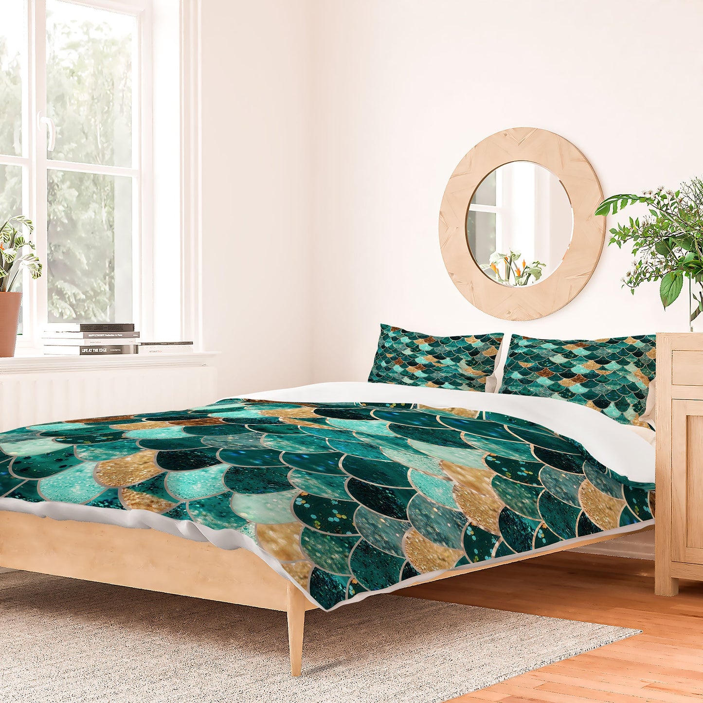 Monika Strigel Really Mermaid Duvet Cover