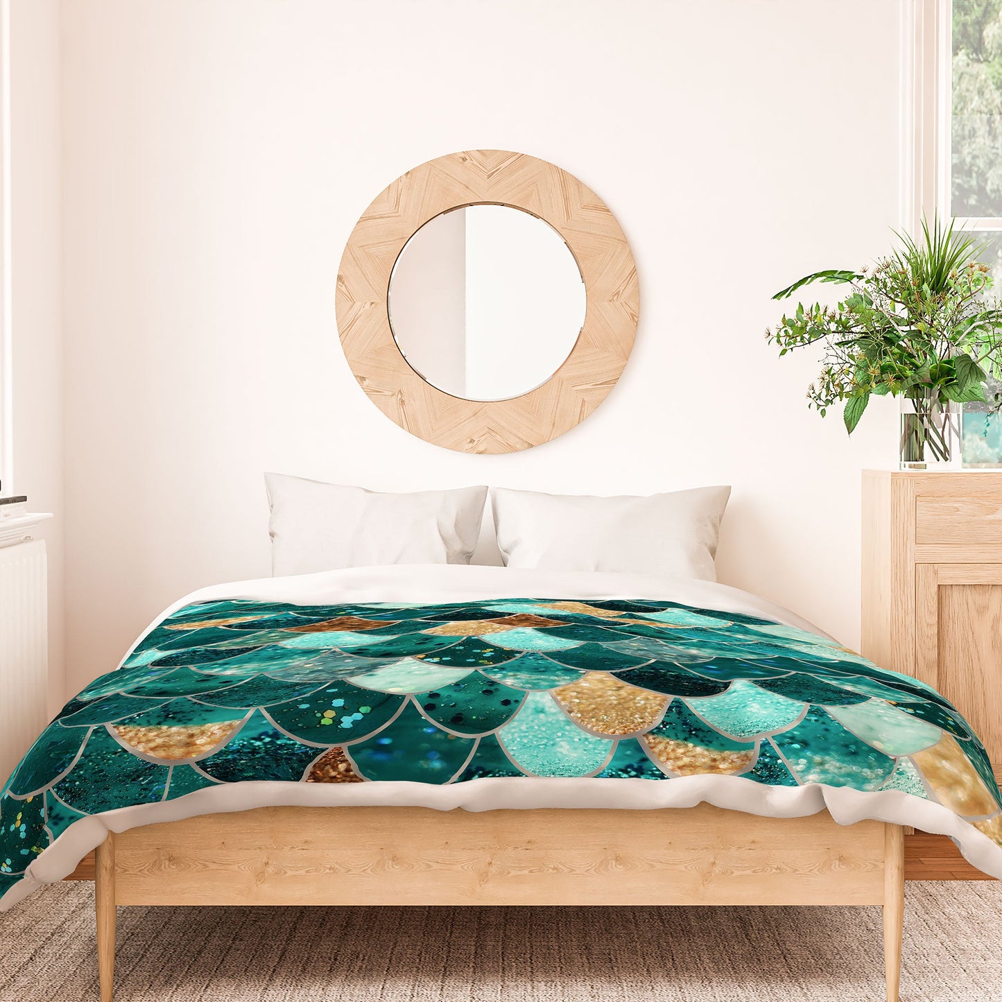 Monika Strigel Really Mermaid Duvet Cover