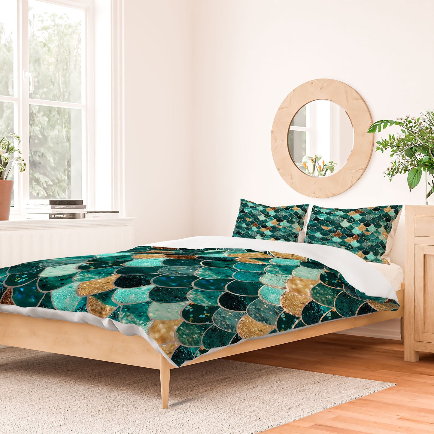 Monika Strigel Really Mermaid Duvet Cover