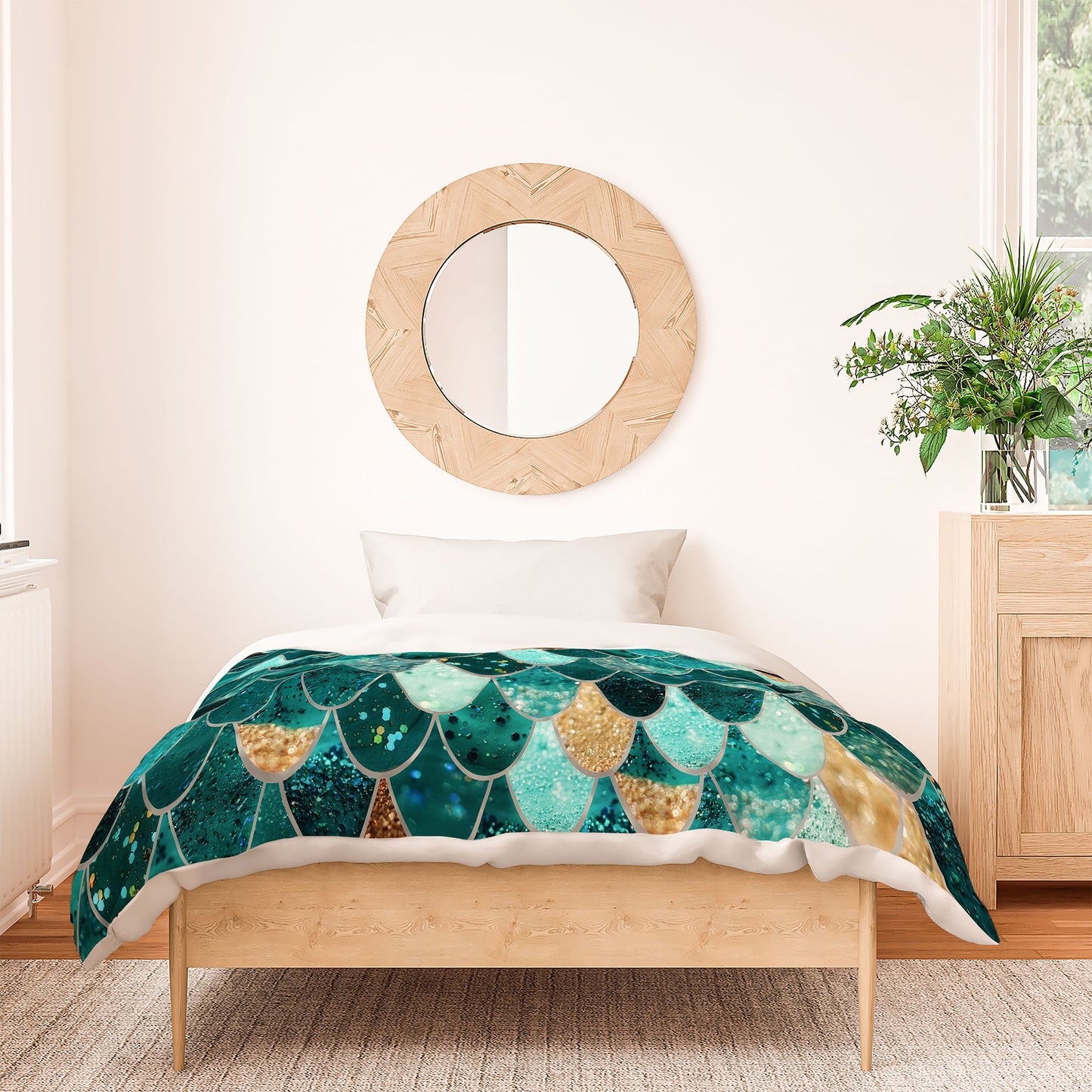 Monika Strigel Really Mermaid Duvet Cover