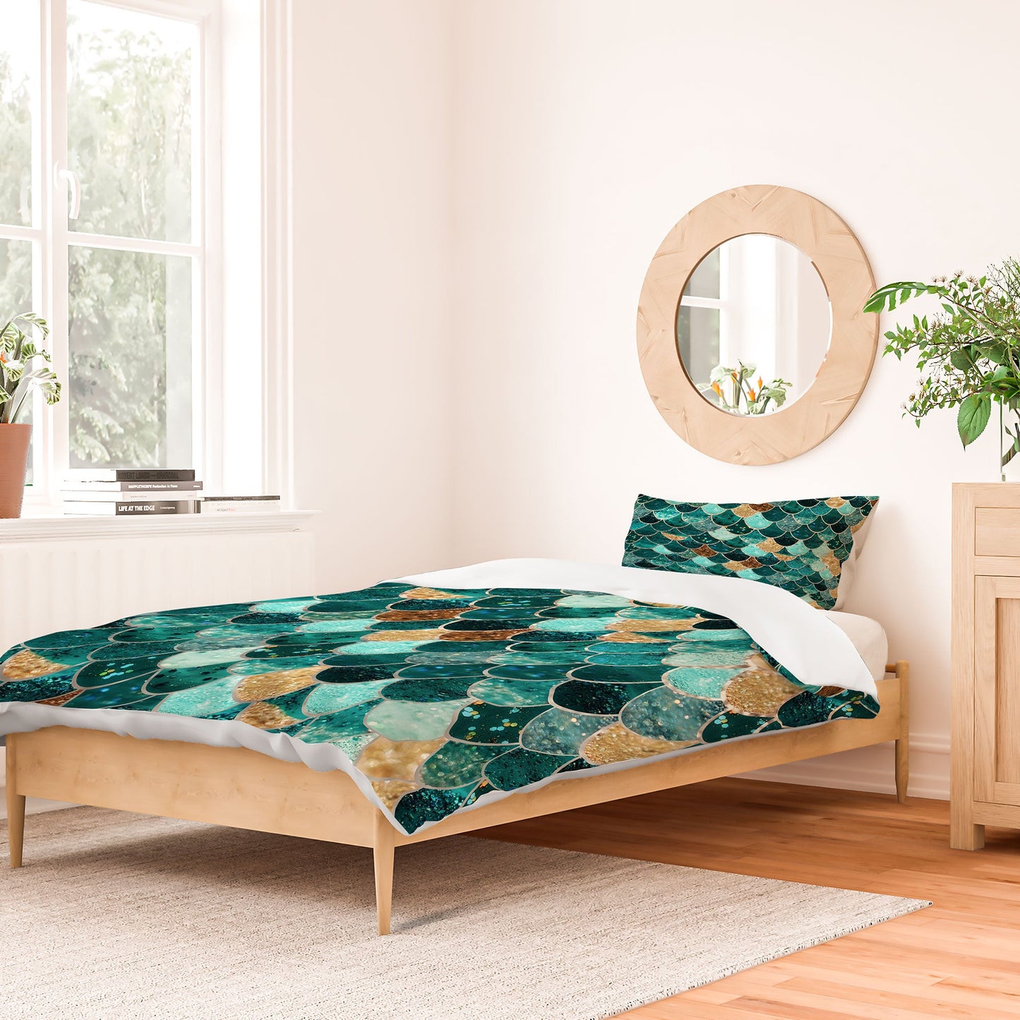 Monika Strigel Really Mermaid Duvet Cover