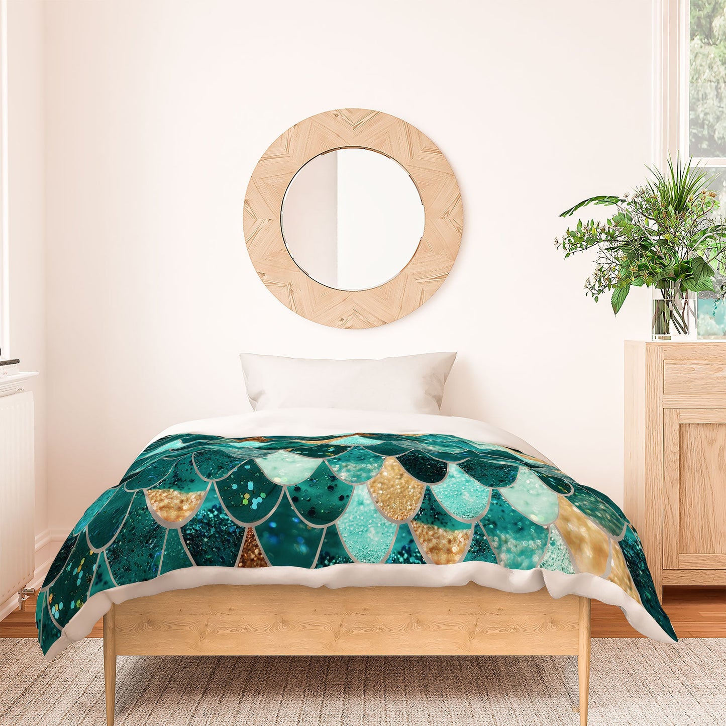 Monika Strigel Really Mermaid Duvet Cover