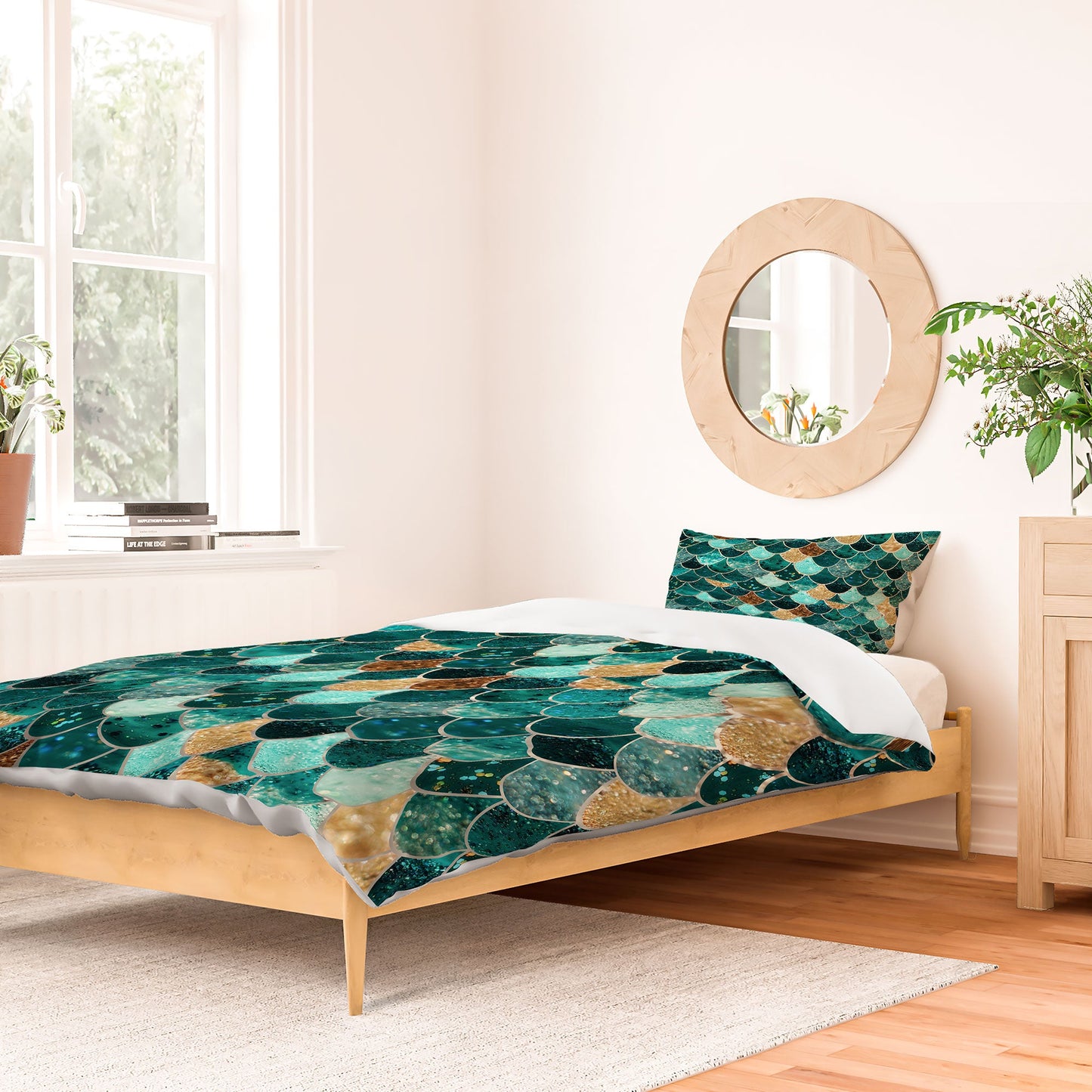 Monika Strigel Really Mermaid Duvet Cover