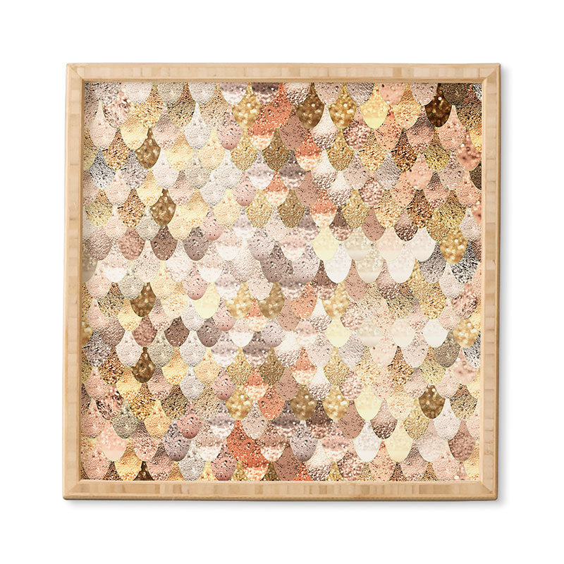 Monika Strigel Really Mermaid Gold Framed Wall Art