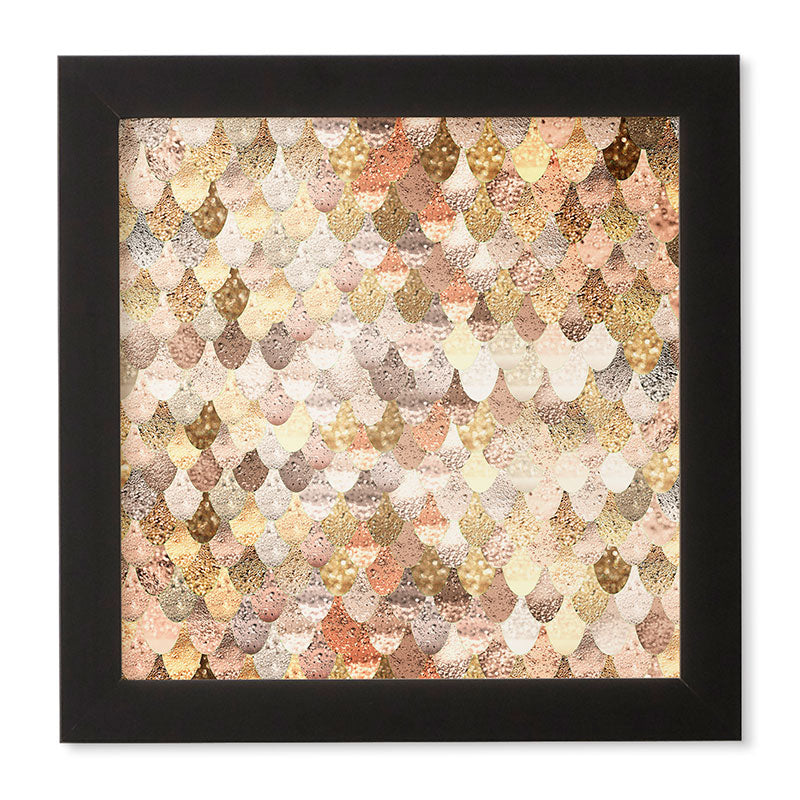 Monika Strigel Really Mermaid Gold Framed Wall Art