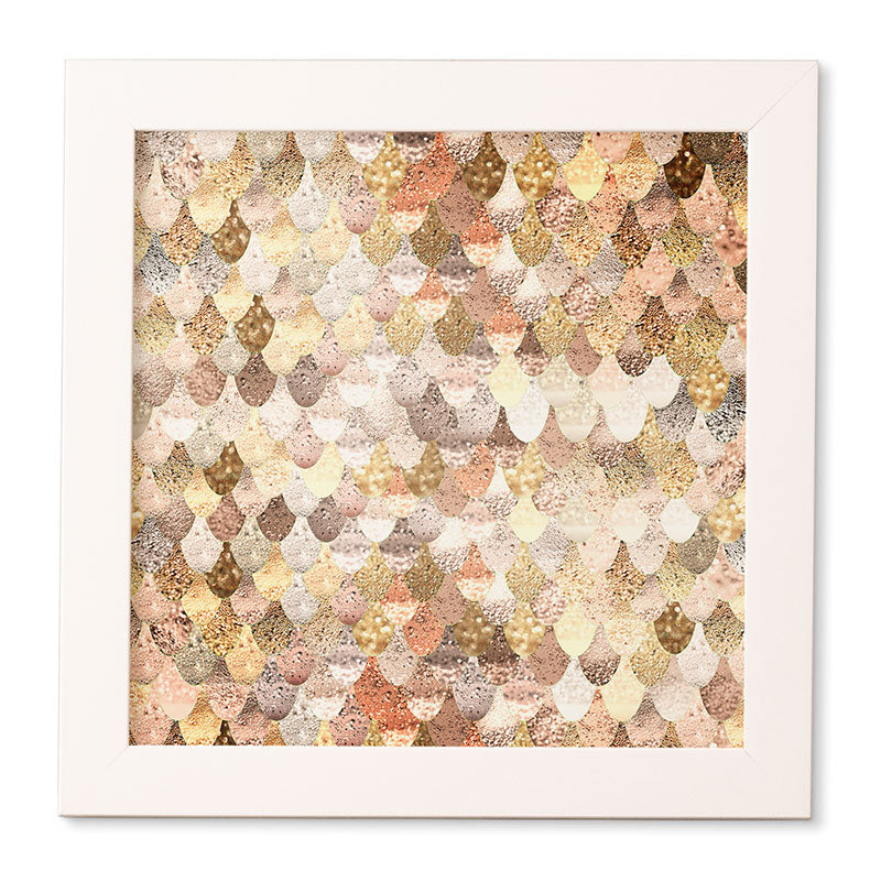 Monika Strigel Really Mermaid Gold Framed Wall Art