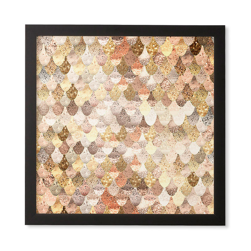 Monika Strigel Really Mermaid Gold Framed Wall Art