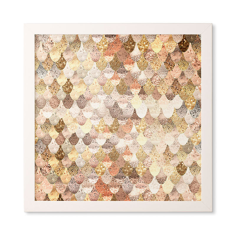 Monika Strigel Really Mermaid Gold Framed Wall Art