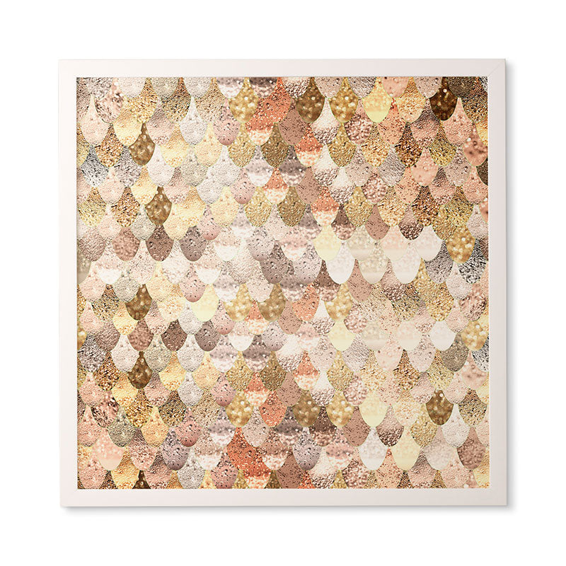 Monika Strigel Really Mermaid Gold Framed Wall Art