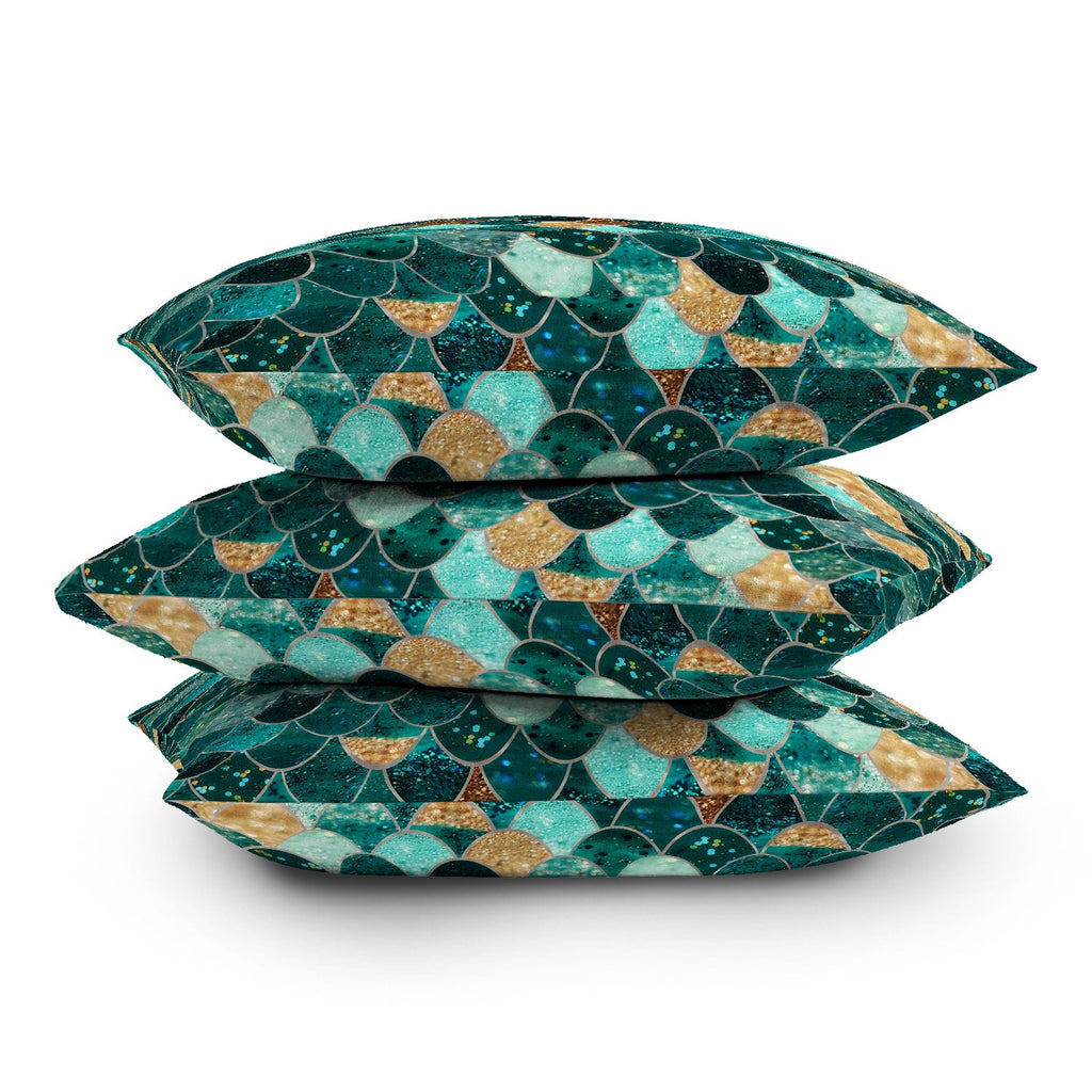 Monika Strigel Really Mermaid Throw Pillow