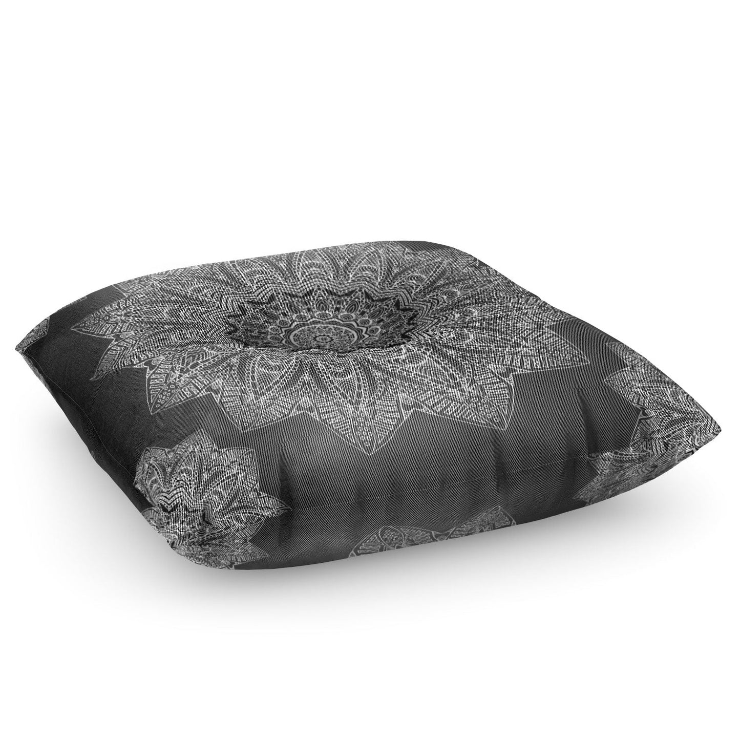 Monika Strigel SERENDIPITY BLACK Floor Pillow Square