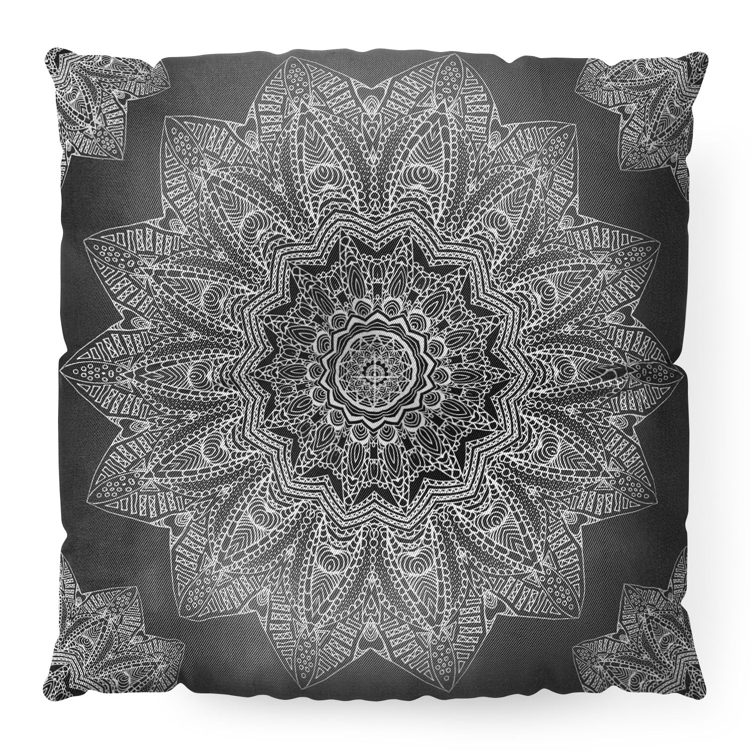 Monika Strigel SERENDIPITY BLACK Floor Pillow Square