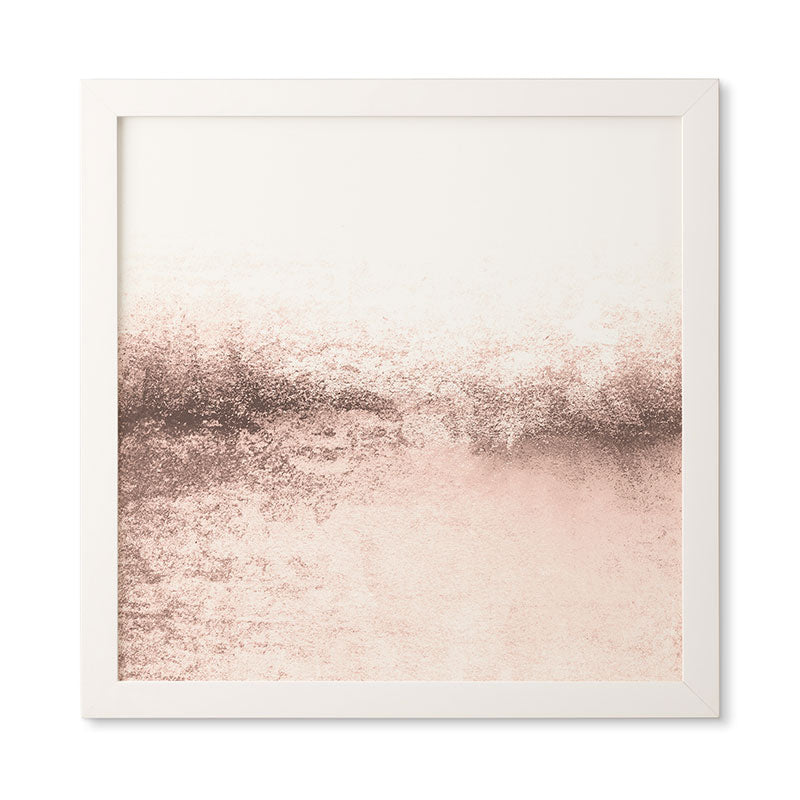 Monika Strigel SNOWDREAMER BLUSH LIGHT Framed Wall Art
