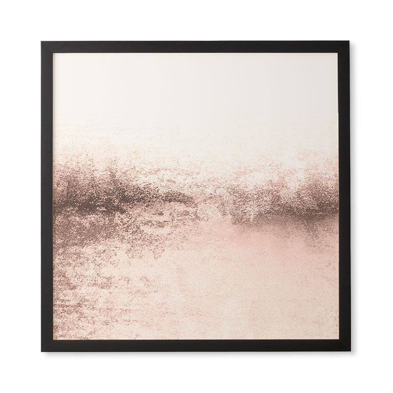 Monika Strigel SNOWDREAMER BLUSH LIGHT Framed Wall Art