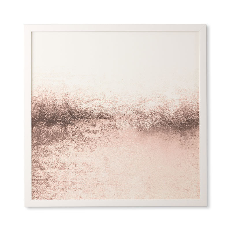 Monika Strigel SNOWDREAMER BLUSH LIGHT Framed Wall Art