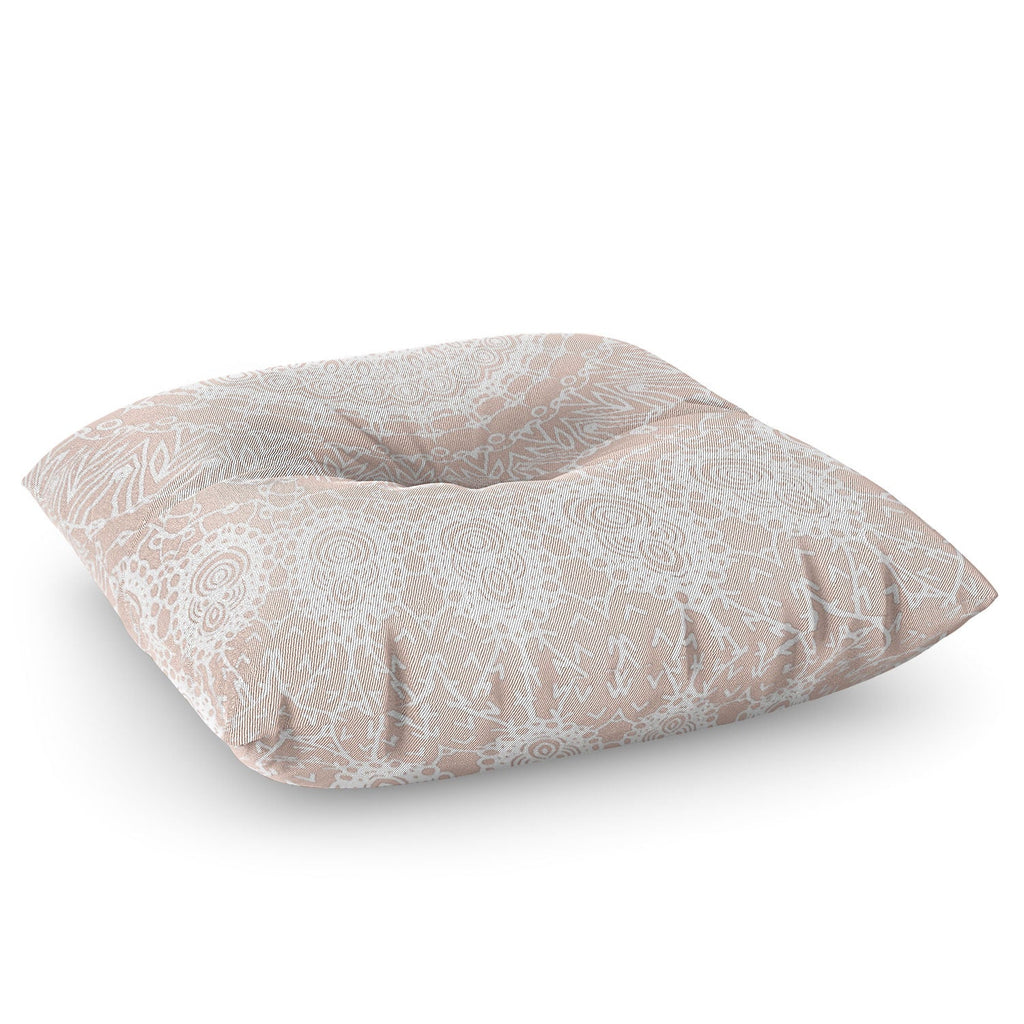 Monika Strigel WAITING FOR YOU ROSE Floor Pillow Square