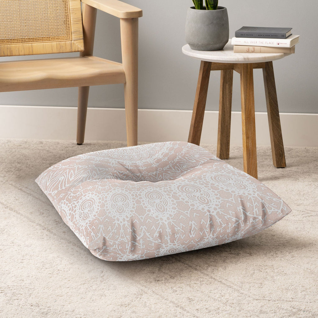 Monika Strigel WAITING FOR YOU ROSE Floor Pillow Square