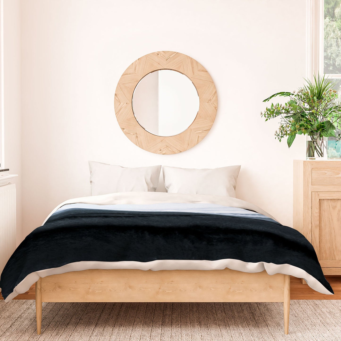 Monika Strigel WITHIN THE TIDES STORMY WEATHER GREY Duvet Cover