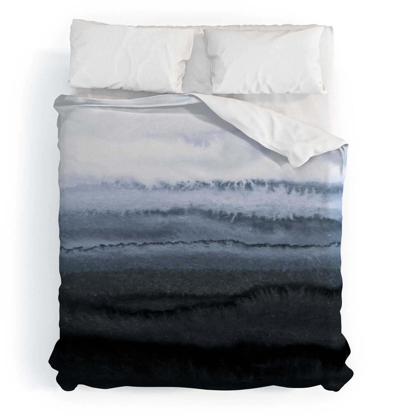 Monika Strigel WITHIN THE TIDES STORMY WEATHER GREY Duvet Cover
