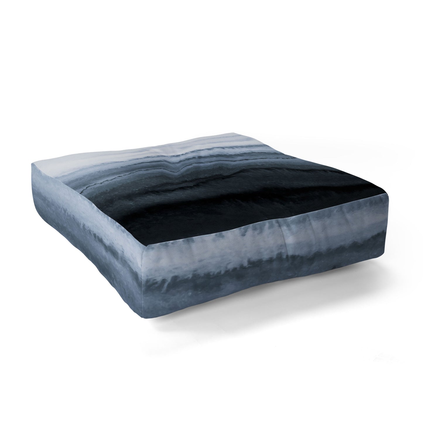Monika Strigel WITHIN THE TIDES STORMY WEATHER GREY Floor Pillow Square