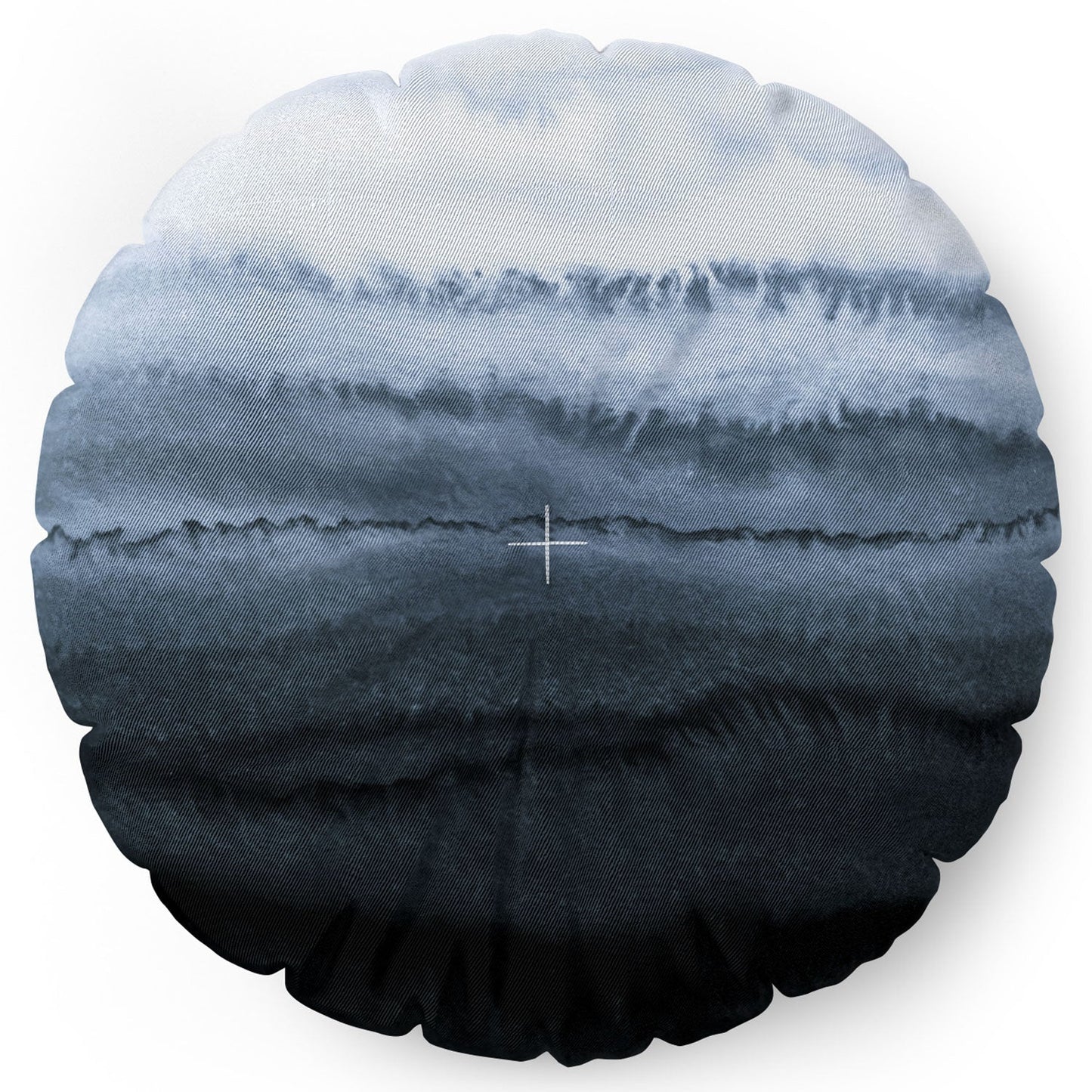 Monika Strigel WITHIN THE TIDES STORMY WEATHER GREY Floor Pillow Round