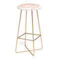 Morgan Elise Sevart sweet pea pink Bar Stool